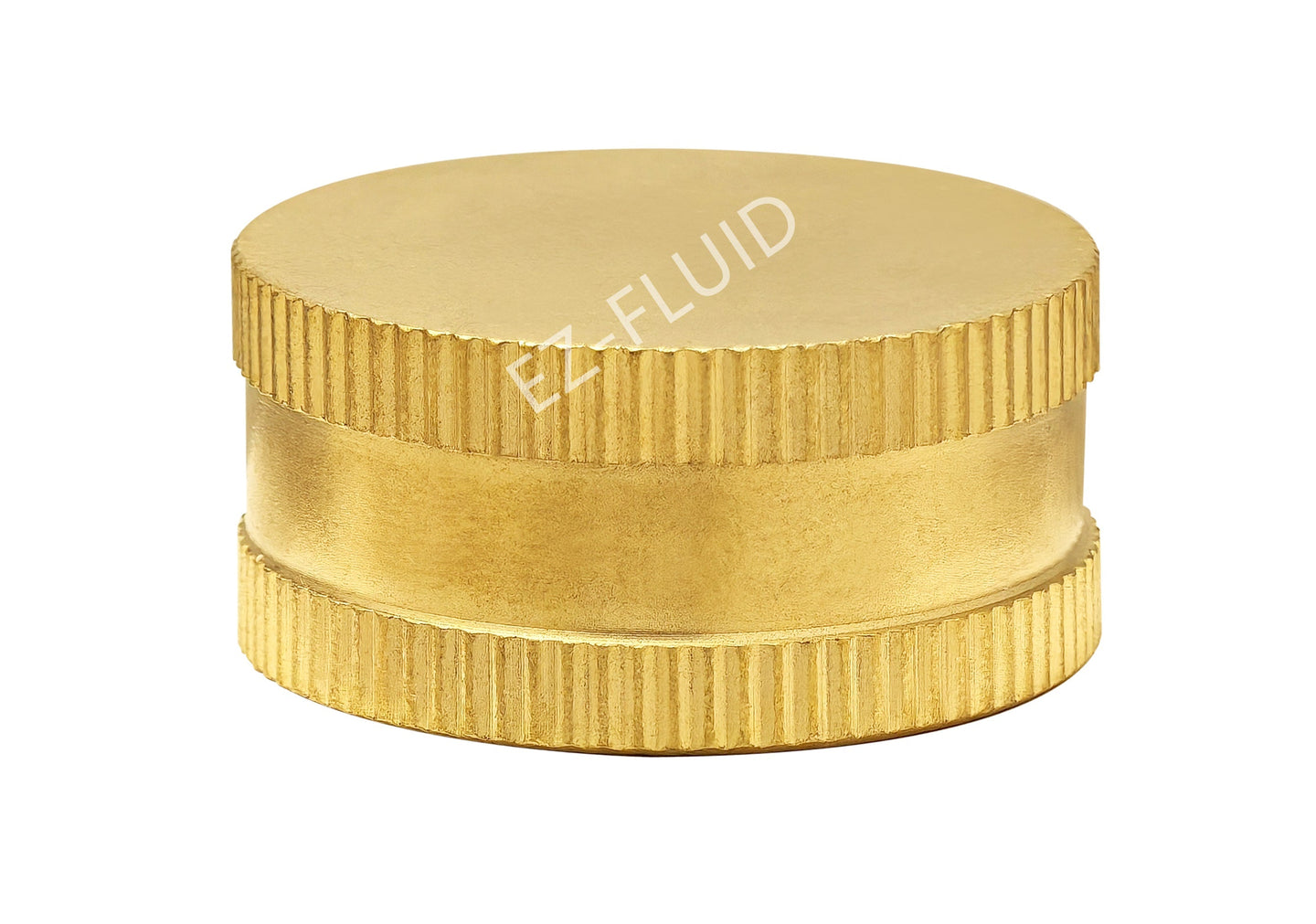 EZ-Fluid 3/4" FHT Brass Garden Hose Cap with EPDM washer | EZ-Fluid Plumbing Parts & Hardware
