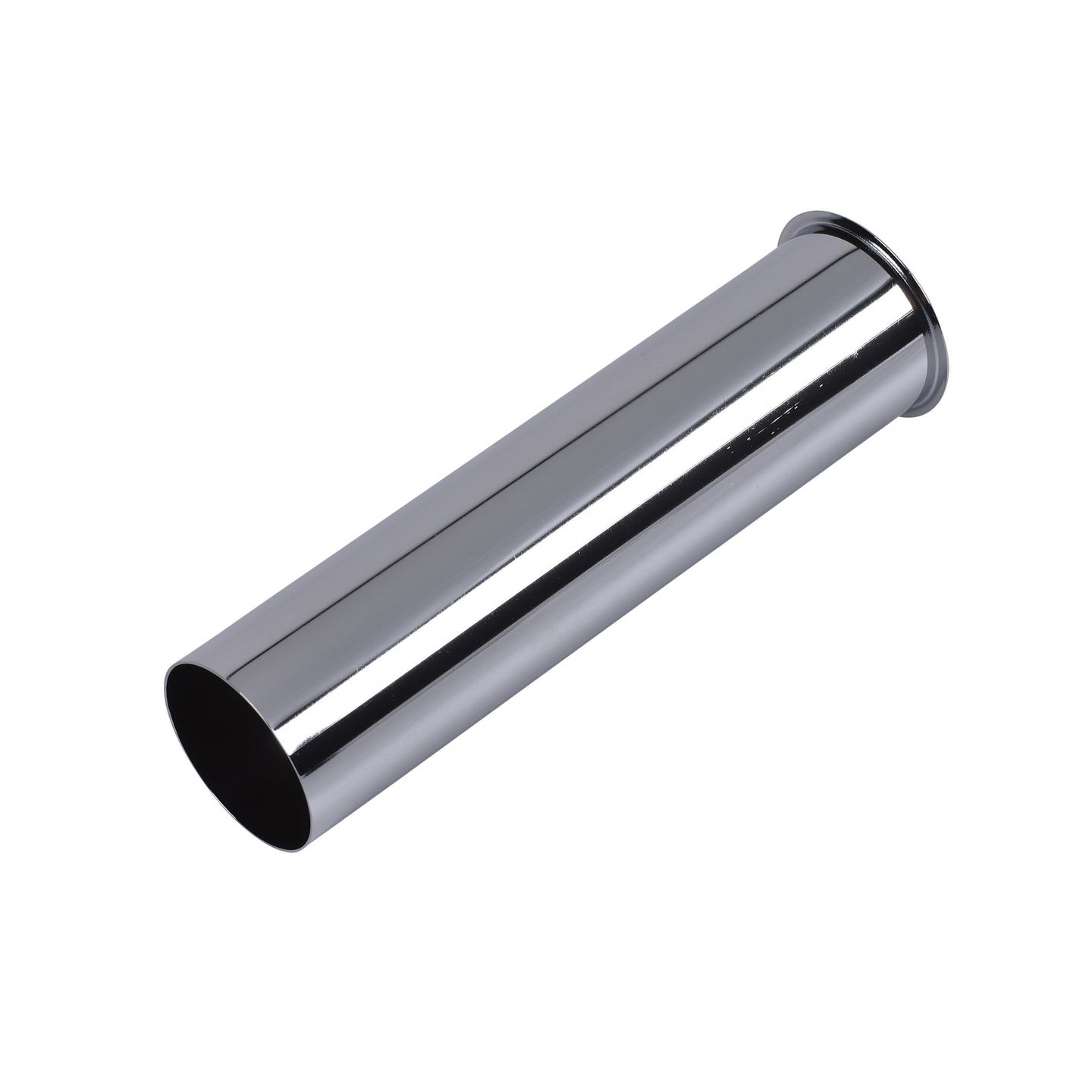 EZ-Fluid 1-1/4"X 9" 17GA Brass Flanged Tailpiece Chrome Plated | EZ-Fluid Plumbing Parts & Hardware
