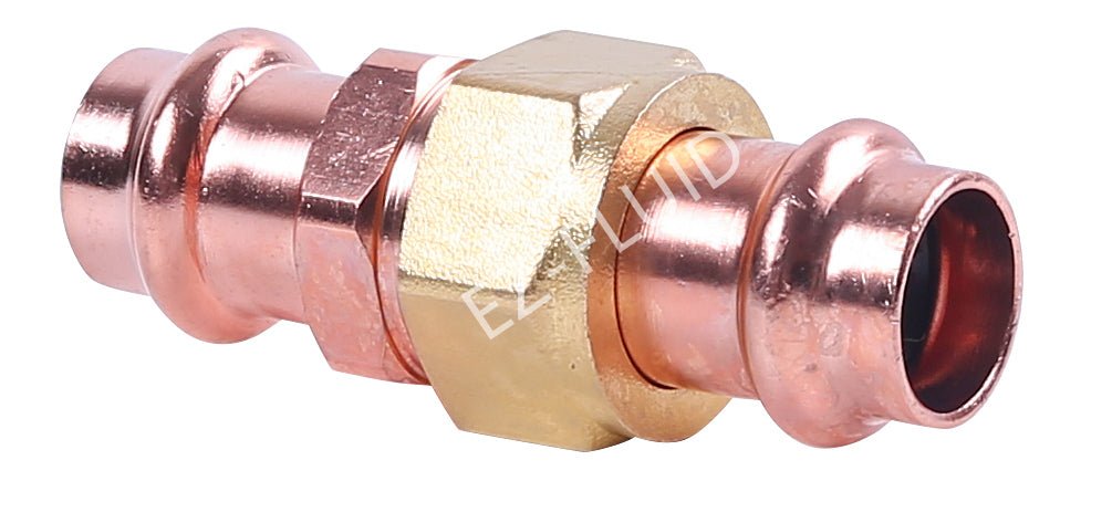 EZ-Fluid 1" Press X Press COPPER PRESS UNION | EZ-Fluid Plumbing Parts & Hardware