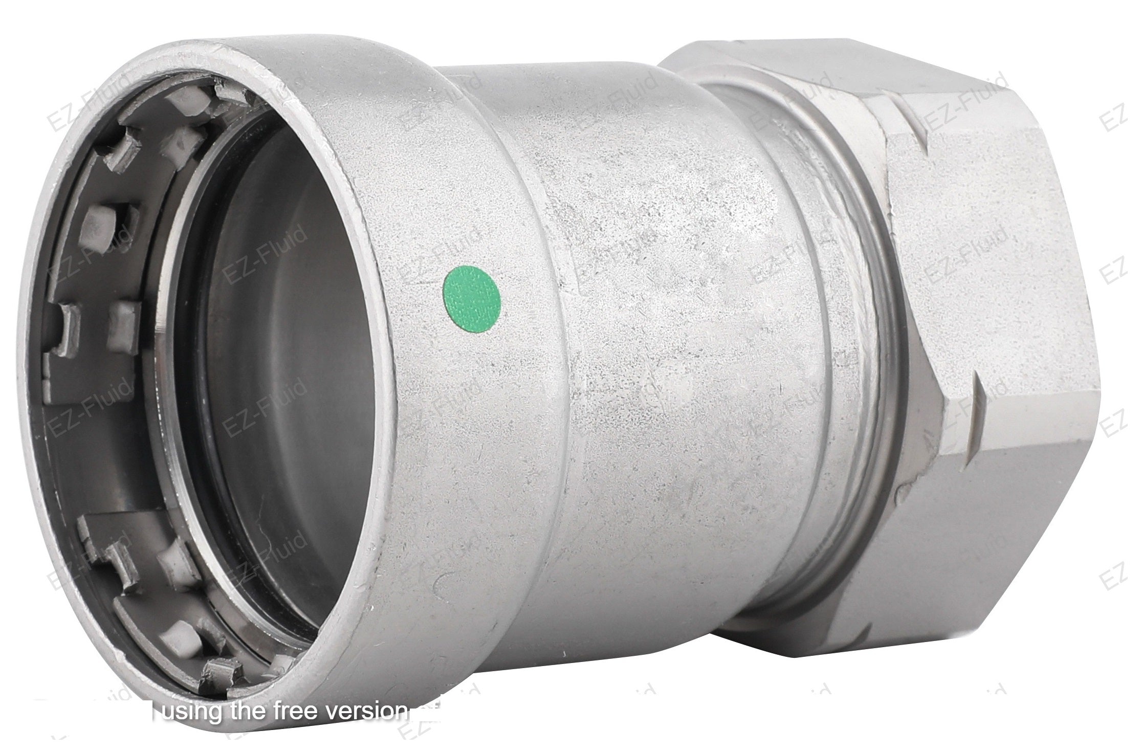 EZ-Fluid 1" X 1/2" Press X FPT PRESS FEMALE ADAPTER (EPDM)Carbon Steel Mega Press Type | EZ-Fluid Plumbing Parts & Hardware
