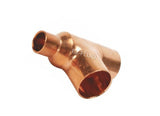 EZ-FLUID Plumbing 1/2" X 1/2" X 3/4" C X C X C Copper Reducing Tee,LF Pressure Copper Reducer Tee Fittings with Sweat Solder Connection for Residential,Commercial Copper Pipe (10)