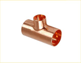 EZ-FLUID Plumbing 2" x 1/2" x 2" C X C X C Copper Reducing Tee,LF Pressure Copper Reducer Tee Fittings with Sweat Solder Connection for Residential,Commercial Copper Pipe (1)