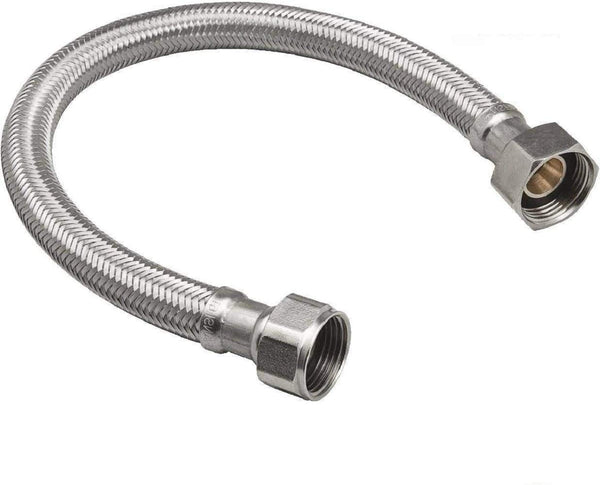EZ-Fluid 3/4" FIP X 3/4" FIP X 15", Water Heater Supply Line Connector | EZ-Fluid Plumbing Parts & Hardware 