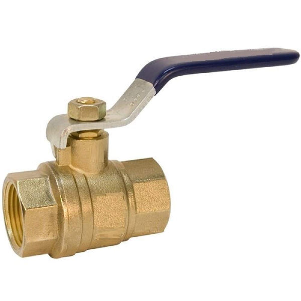 EZ-Fluid  1"IPS Brass Full Port Ball Valve | EZ-Fluid Plumbing Parts & Hardware 