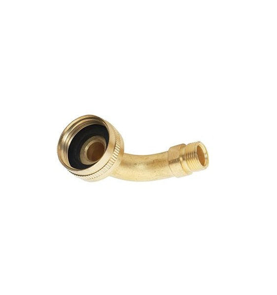 EZ-Fluid 3/8" Comp x 3/4"FHT, Brass Dishwasher Elbow with Nuts & Sleeve | EZ-Fluid Plumbing Parts & Hardware 