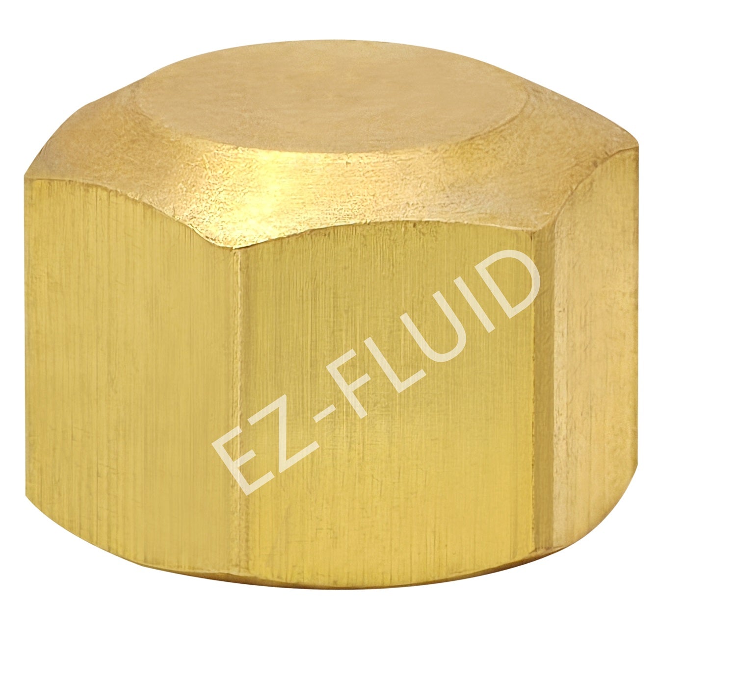 EZ-Fluid 5/8" Brass Compression Cap LF | EZ-Fluid Plumbing Parts & Hardware 