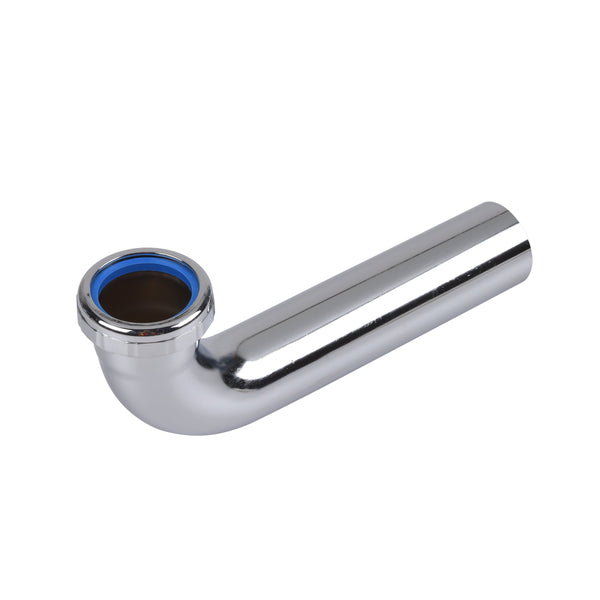 EZ-Fluid  1-1/2"X 15" 17GA Brass  SJ Waste Arm w/Brass Nut Chrome Plated | EZ-Fluid Plumbing Parts & Hardware 