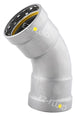 EZ-Fluid 3/4" Carbon Steel Press Mega Type PressG 45 Degree ELBOW (HNBR) For Gas | EZ-Fluid Plumbing Parts & Hardware 