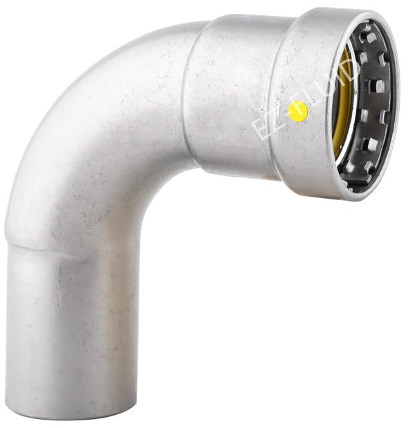 EZ-Fluid 1-1/4" Press X FTG Carbon Steel Press Mega Type PressG 90 Degree STREET ELBOW (HNBR) For Gas | EZ-Fluid Plumbing Parts & Hardware 