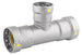EZ-Fluid 1" X 1" X 1/2" Carbon Steel Mega PressG Type  PRESS TEE REDUCER (HNBR) For Gas | EZ-Fluid Plumbing Parts & Hardware 