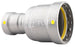EZ-Fluid 3/4" X 1/2" Carbon Steel Press Mega Type PressG COUPLING REDUCER (HNBR) For Gas | EZ-Fluid Plumbing Parts & Hardware 