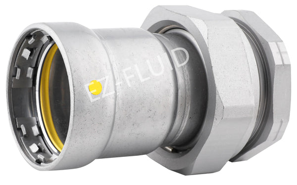 EZ-Fluid 1" X 1" Press X FPT PRESS FEMALE UNION (HNBR)Carbon Steel Mega PressG Type For Gas | EZ-Fluid Plumbing Parts & Hardware 