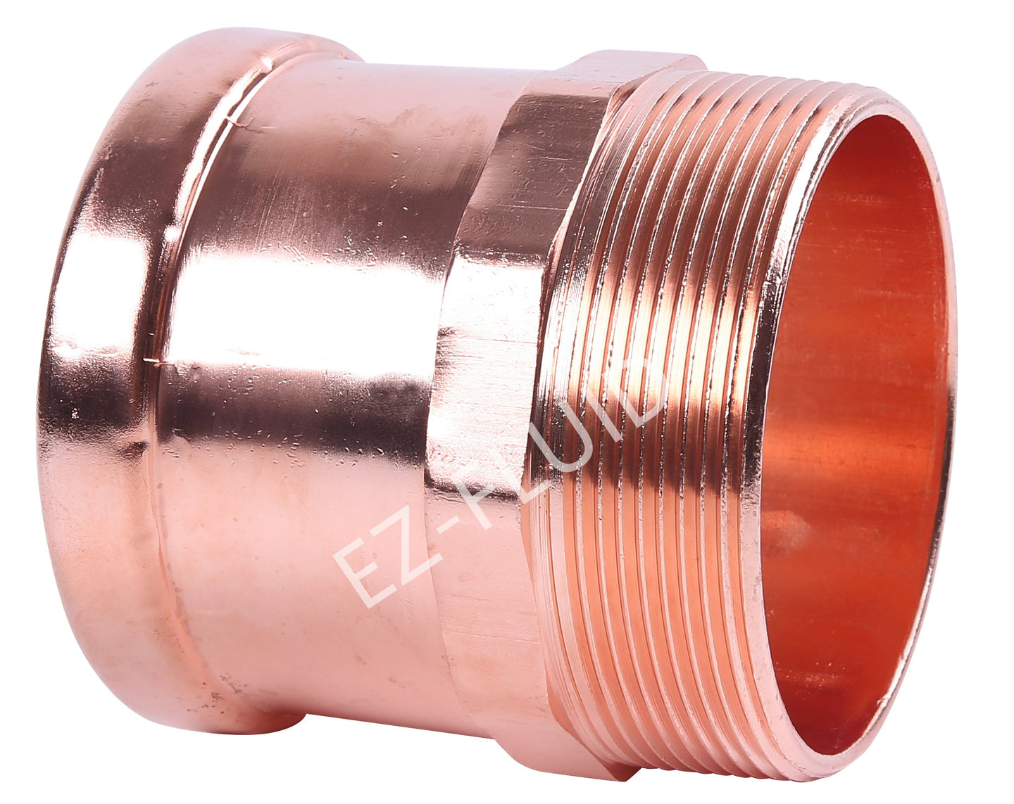 EZ-Fluid 4" Press X MPT COPPER PRESS XL MALE ADAPTER | EZ-Fluid Plumbing Parts & Hardware 