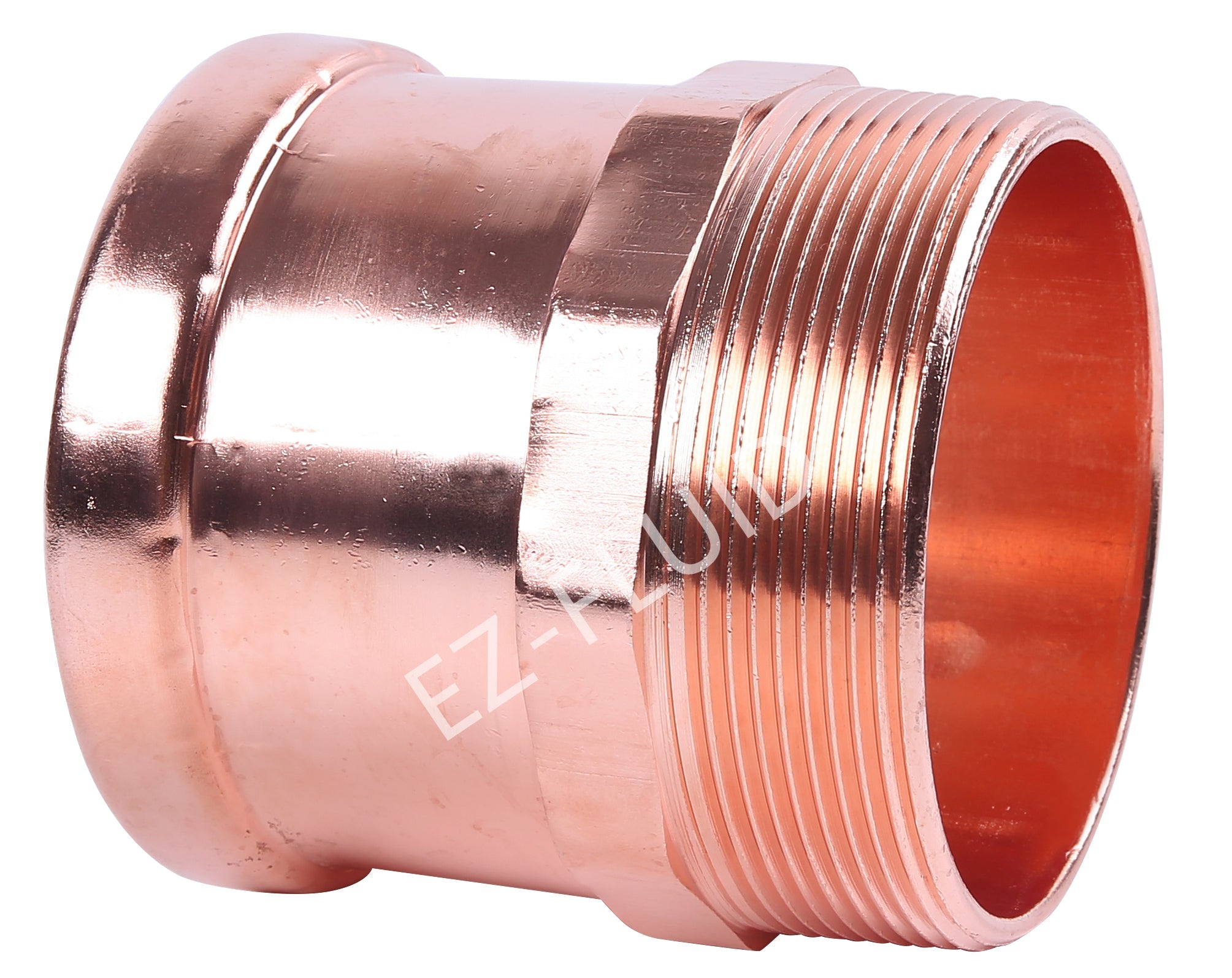 EZ-Fluid 4" Press X MPT COPPER PRESS XL MALE ADAPTER | EZ-Fluid Plumbing Parts & Hardware 
