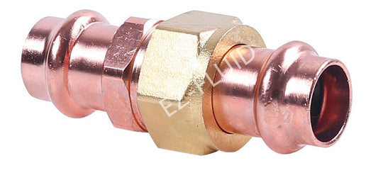 EZ-Fluid 1" Press X Press COPPER PRESS UNION | EZ-Fluid Plumbing Parts & Hardware 