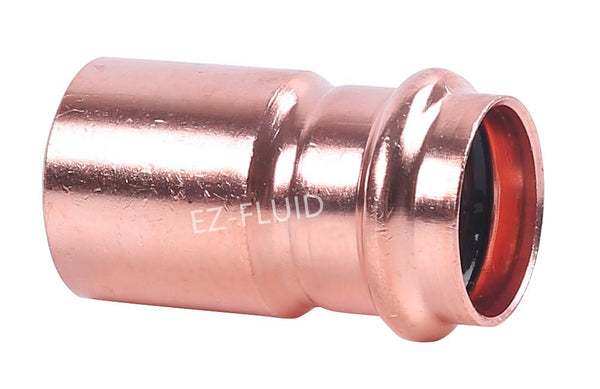 EZ-Fluid 4" X 3" FTG X Press COPPER PRESS XL BUSHING REDUCER | EZ-Fluid Plumbing Parts & Hardware 