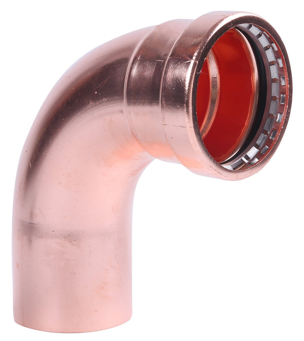 EZ-Fluid 2-1/2"  Press X FTG COPPER PRESS XL 90 Degree LR STREET ELBOW | EZ-Fluid Plumbing Parts & Hardware 