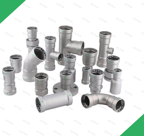 EZ-Fluid 2" X 2" Press X FPT PRESS FEMALE UNION (EPDM)Carbon Steel Mega Press Type | EZ-Fluid Plumbing Parts & Hardware 